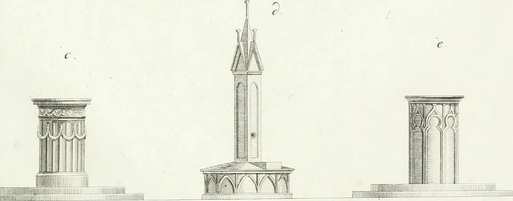 An illustration from Ideen-Magazin für Architecten, Künstler und Handwerker, 1832, leaf 154