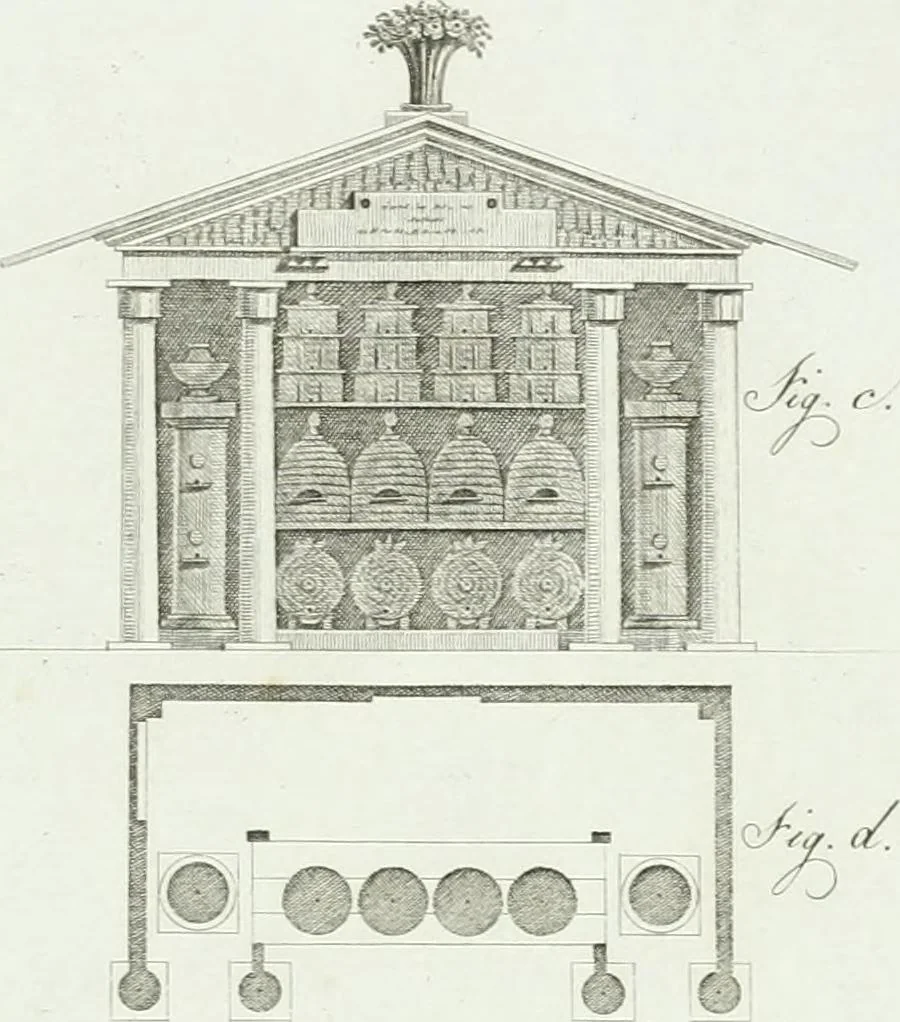 An illustration from Ideen-Magazin für Architecten, Künstler und Handwerker, 1832, leaf 158