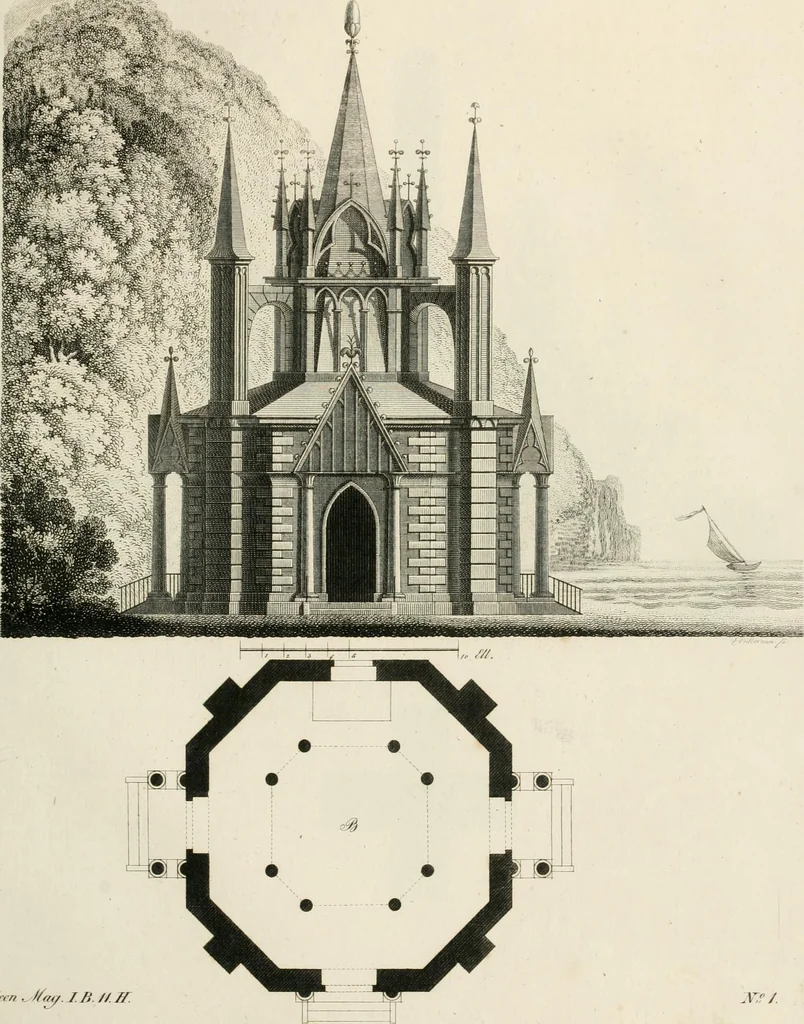 An illustration from Ideen-Magazin für Architecten, Künstler und Handwerker, 1832, leaf 164