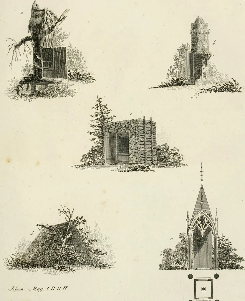 An illustration from Ideen-Magazin für Architecten, Künstler und Handwerker, 1832, leaf 174