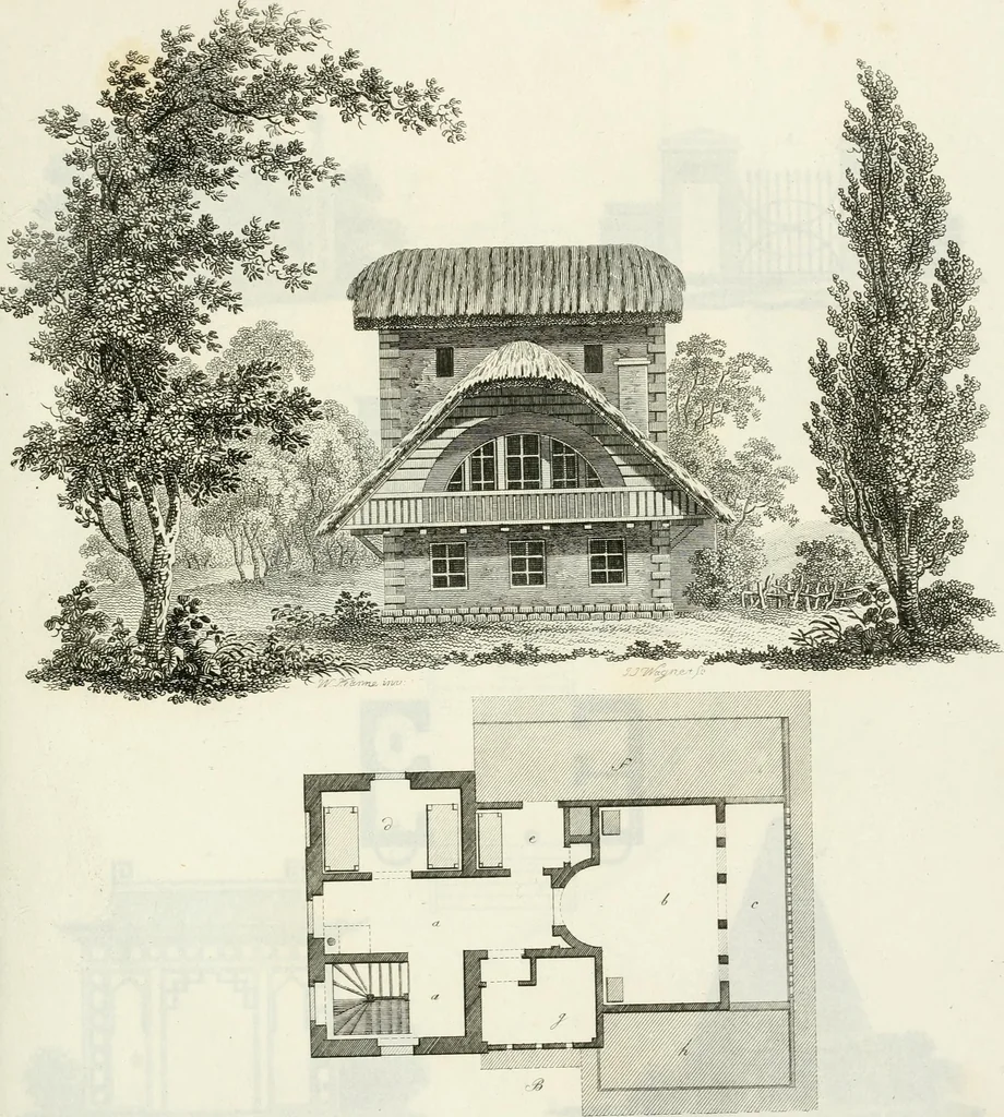 An illustration from Ideen-Magazin für Architecten, Künstler und Handwerker, 1832, leaf 182