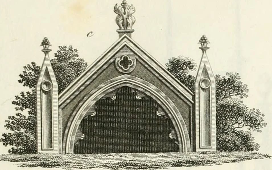 An illustration from Ideen-Magazin für Architecten, Künstler und Handwerker, 1832, leaf 184