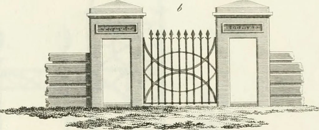 An illustration from Ideen-Magazin für Architecten, Künstler und Handwerker, 1832, leaf 184