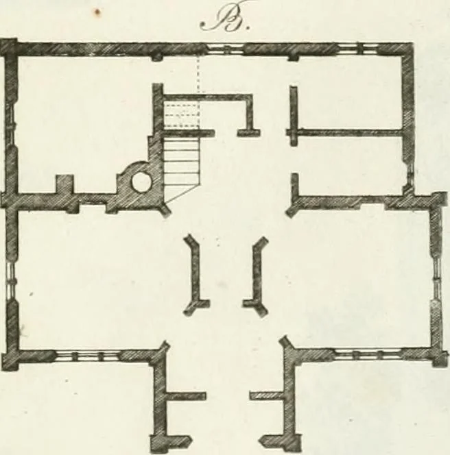 An illustration from Ideen-Magazin für Architecten, Künstler und Handwerker, 1832, leaf 26