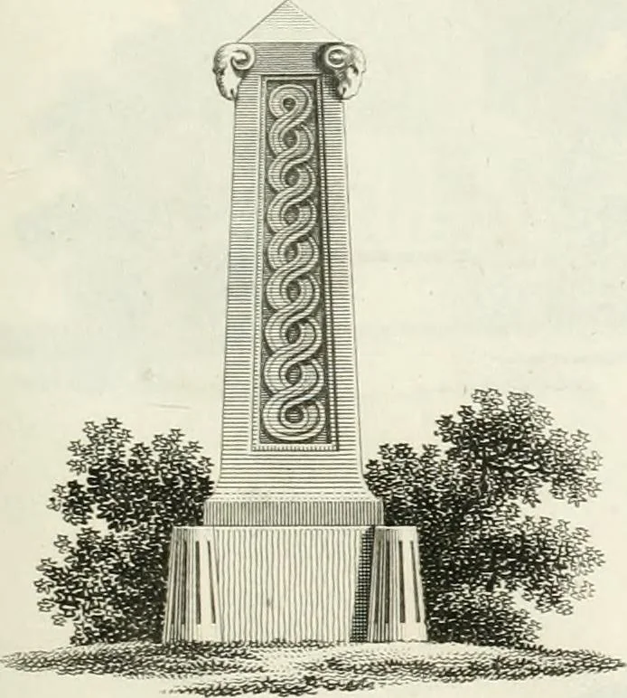 An illustration from Ideen-Magazin für Architecten, Künstler und Handwerker, 1832, leaf 28