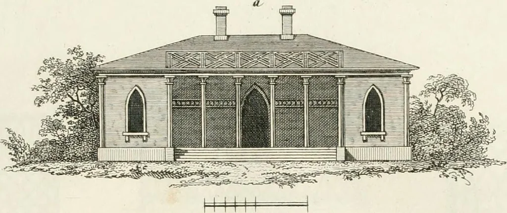 An illustration from Ideen-Magazin für Architecten, Künstler und Handwerker, 1832, leaf 48