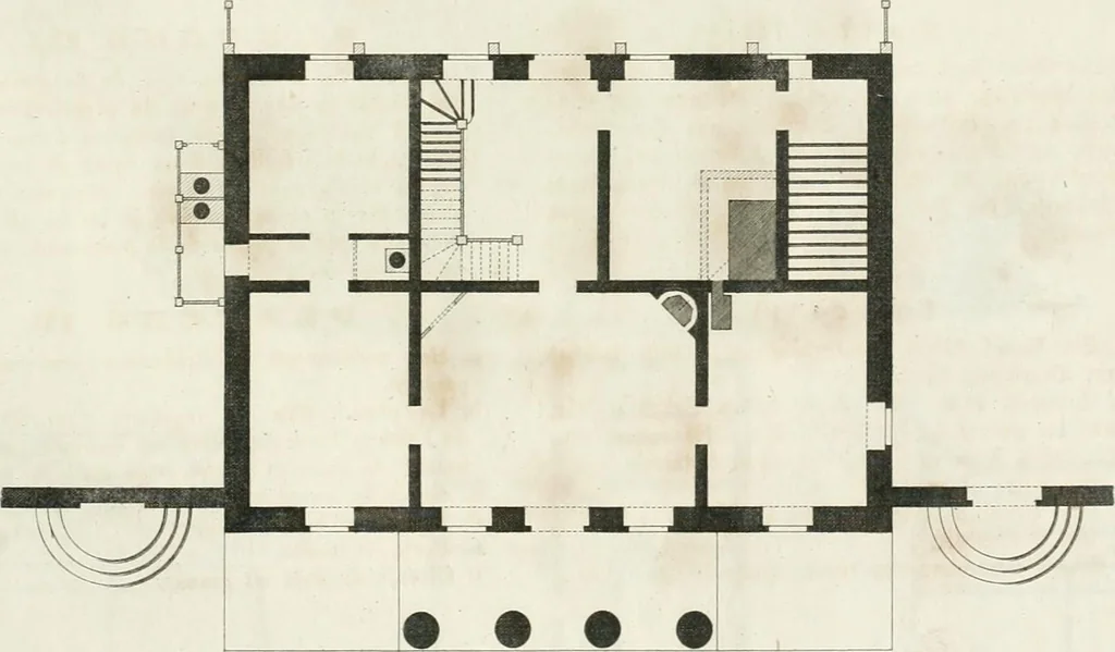 An illustration from Ideen-Magazin für Architecten, Künstler und Handwerker, 1832, leaf 54