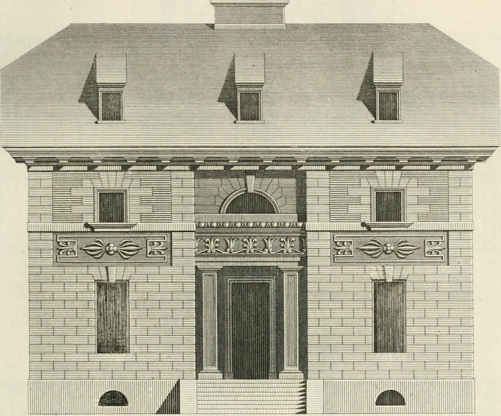 An illustration from Ideen-Magazin für Architecten, Künstler und Handwerker, 1832, leaf 70