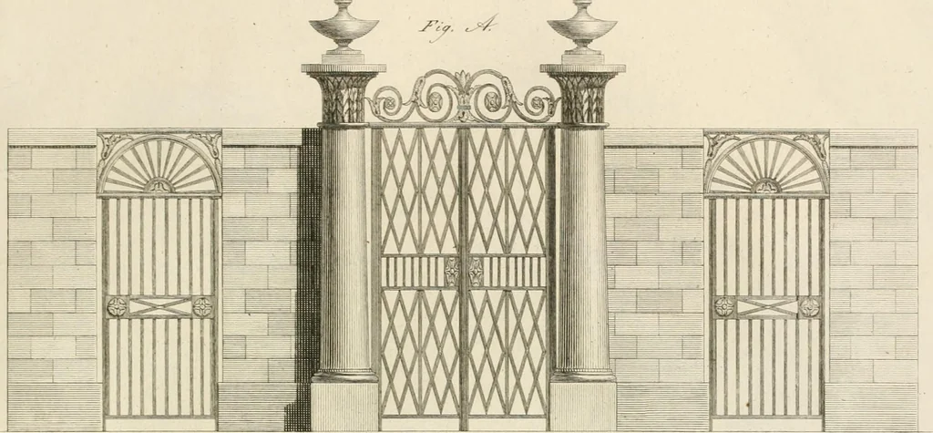 An illustration from Ideen-Magazin für Architecten, Künstler und Handwerker, 1832, leaf 72