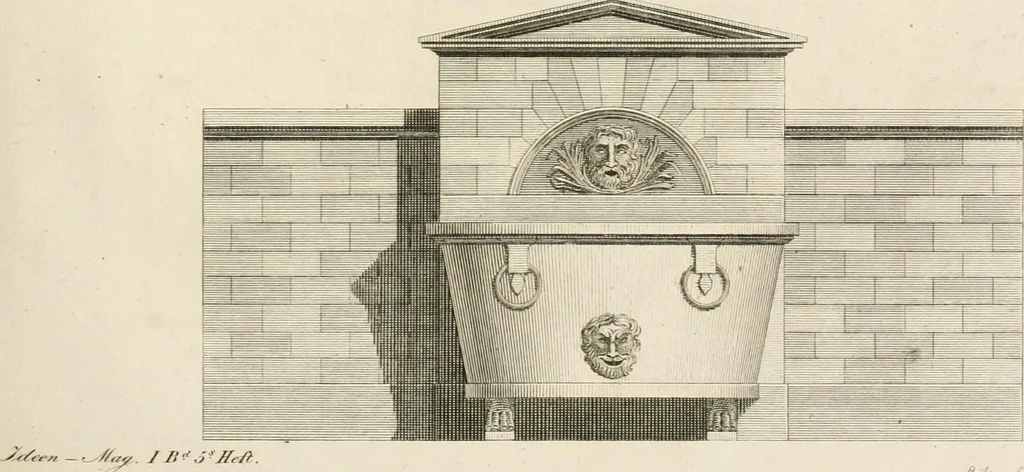 An illustration from Ideen-Magazin für Architecten, Künstler und Handwerker, 1832, leaf 72