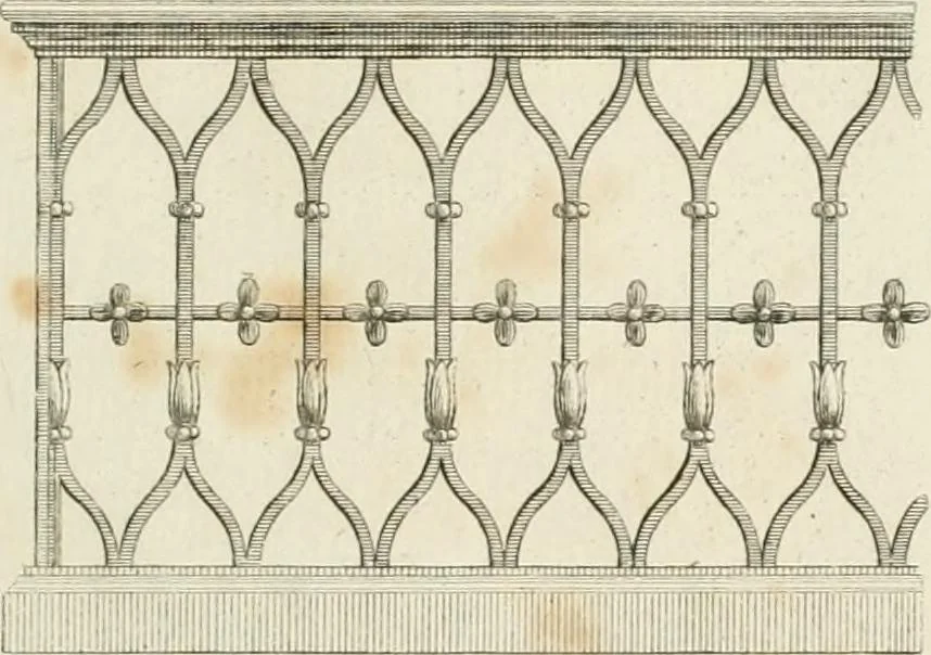 An illustration from Ideen-Magazin für Architecten, Künstler und Handwerker, 1832, leaf 80