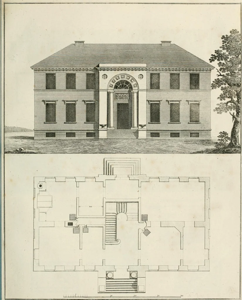 An illustration from Ideen-Magazin für Architecten, Künstler und Handwerker, 1832, leaf 86