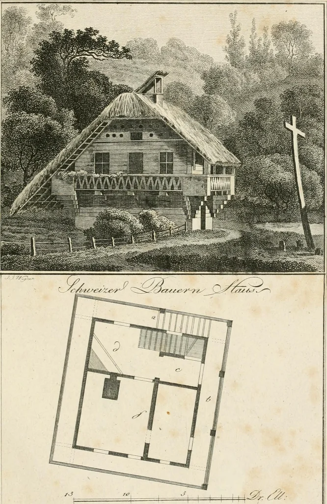 An illustration from Ideen-Magazin für Architecten, Künstler und Handwerker, 1832, leaf 92