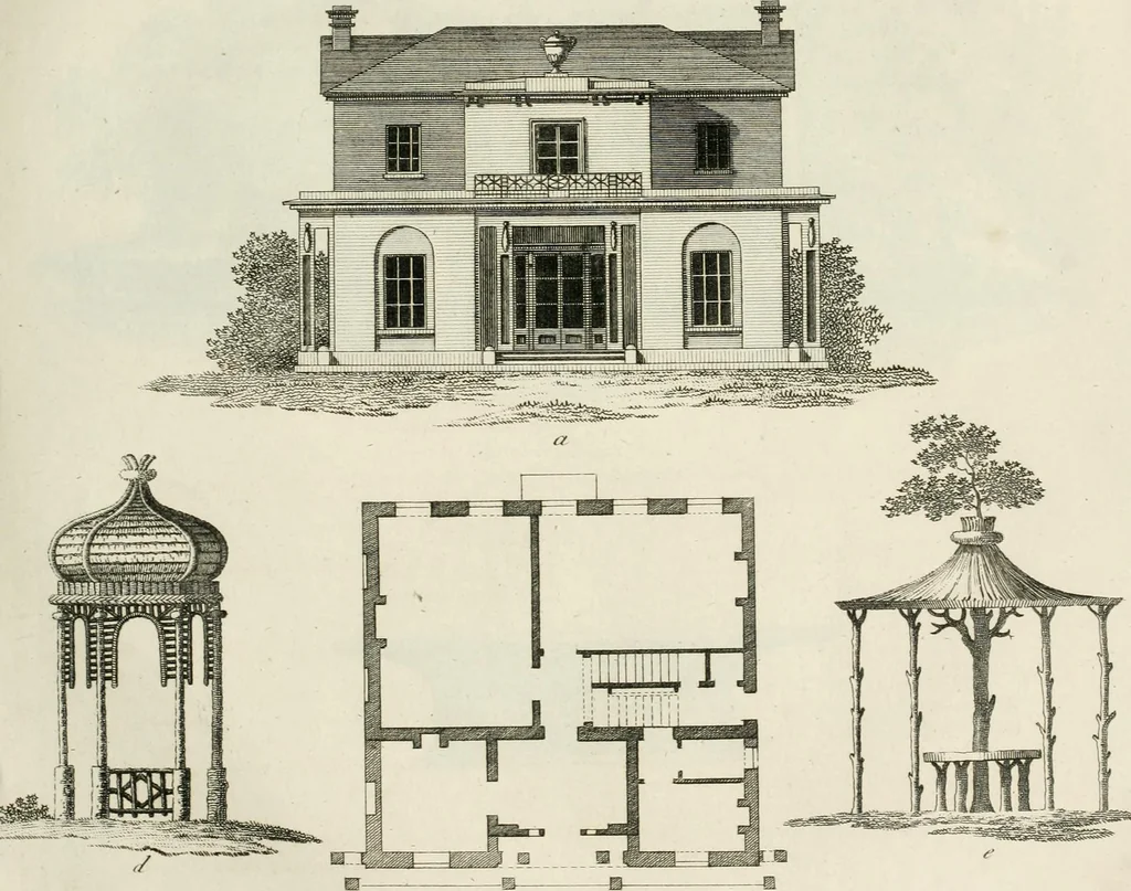 An illustration from Ideen-Magazin für Architecten, Künstler und Handwerker, 1832, leaf 118