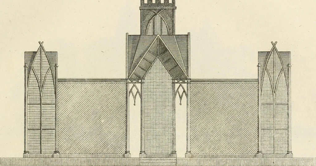 An illustration from Ideen-Magazin für Architecten, Künstler und Handwerker, 1832, leaf 136