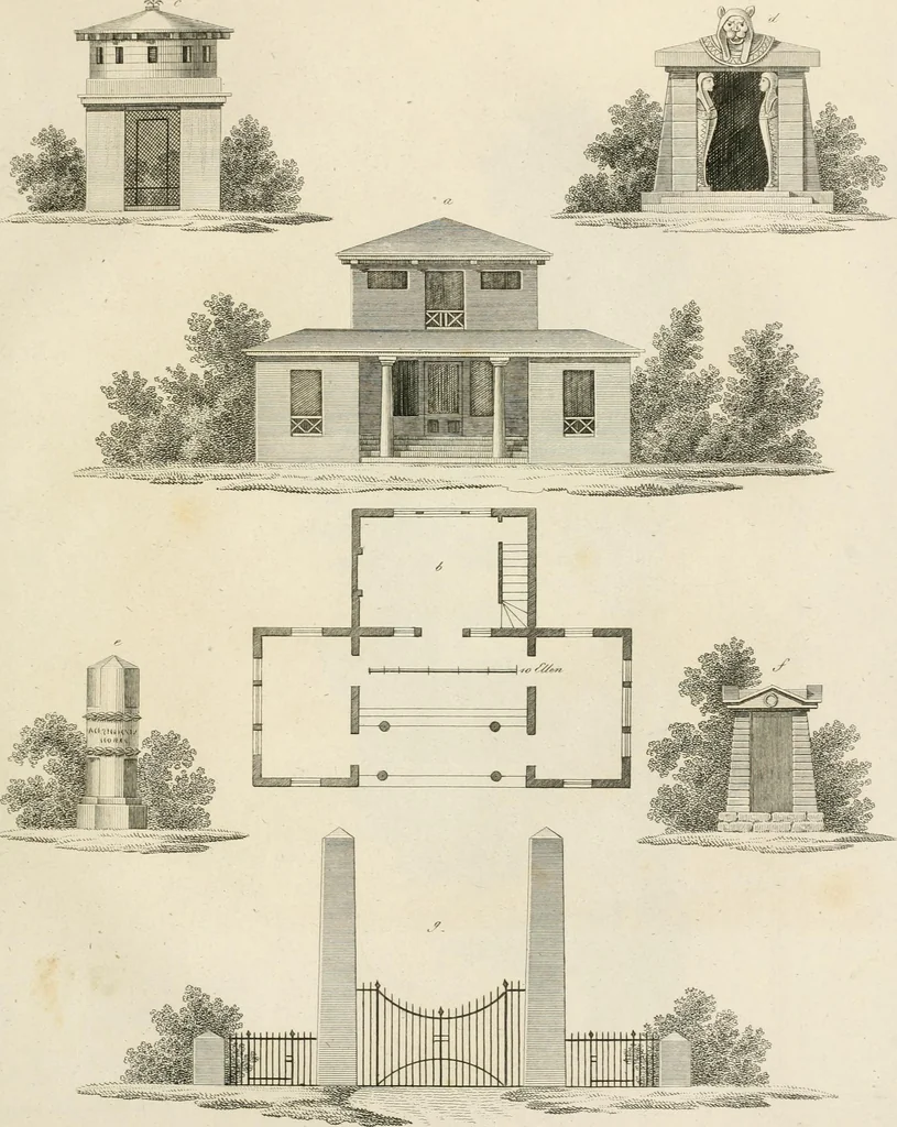 An illustration from Ideen-Magazin für Architecten, Künstler und Handwerker, 1832, leaf 152