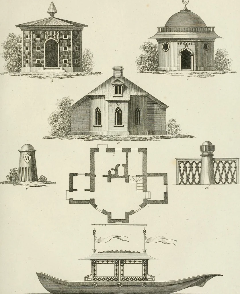 An illustration from Ideen-Magazin für Architecten, Künstler und Handwerker, 1832, leaf 160