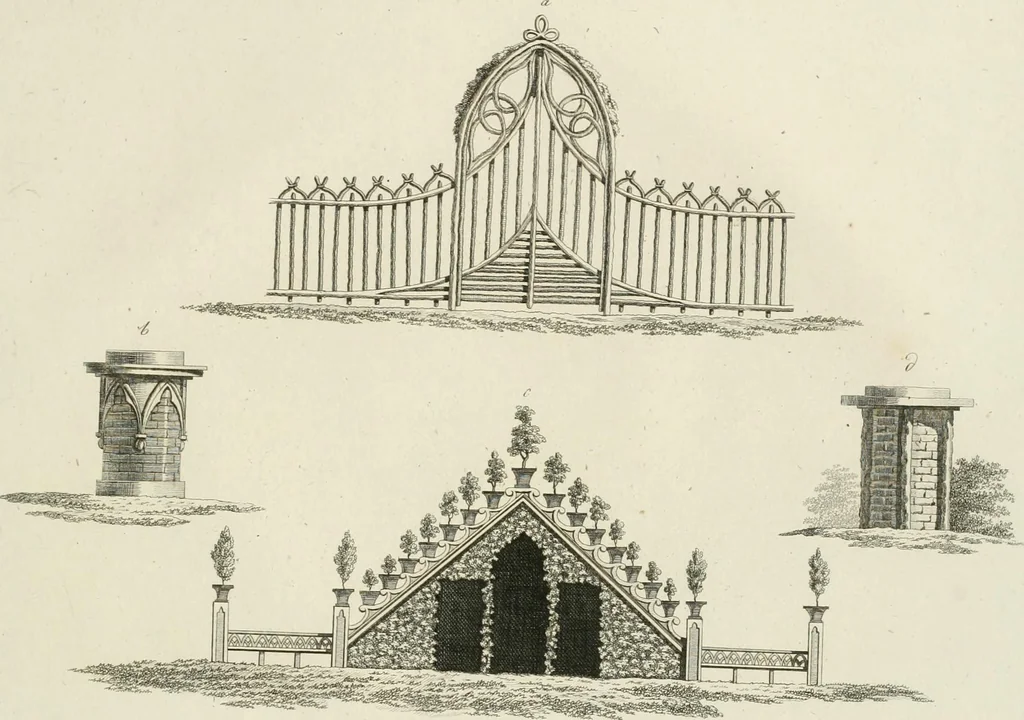 An illustration from Ideen-Magazin für Architecten, Künstler und Handwerker, 1832, leaf 176