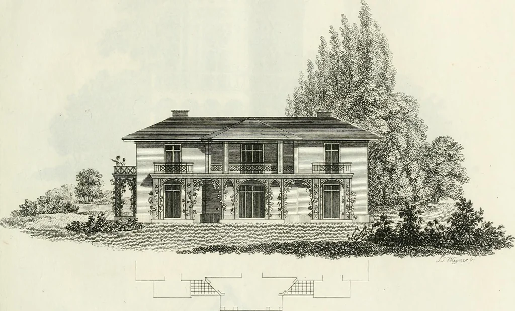 An illustration from Ideen-Magazin für Architecten, Künstler und Handwerker, 1832, leaf 22