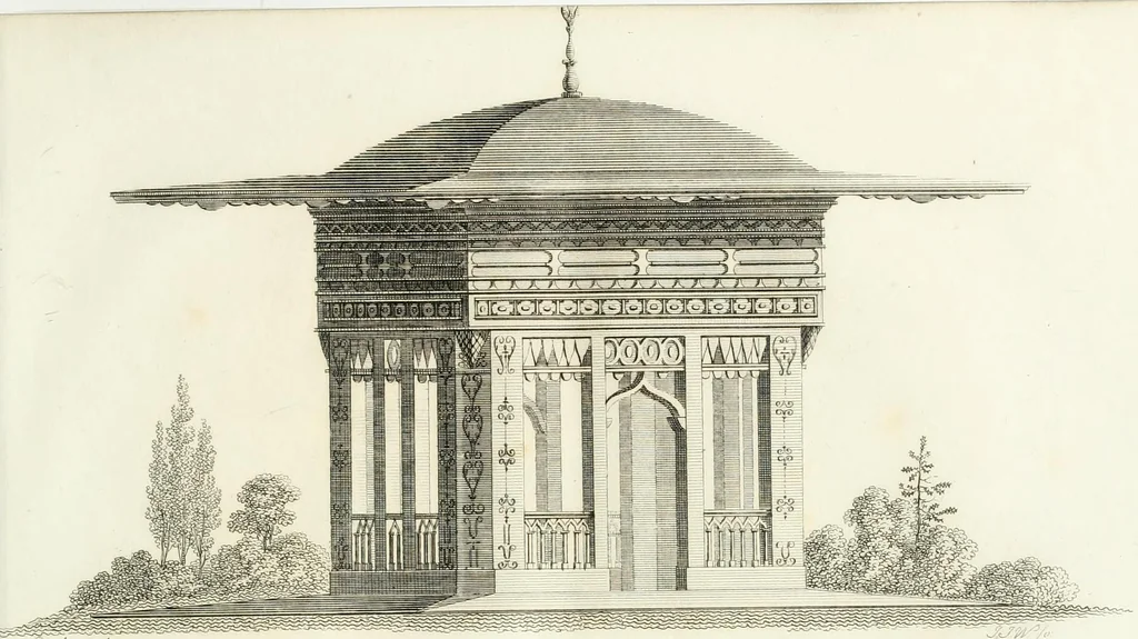 An illustration from Ideen-Magazin für Architecten, Künstler und Handwerker, 1832, leaf 30