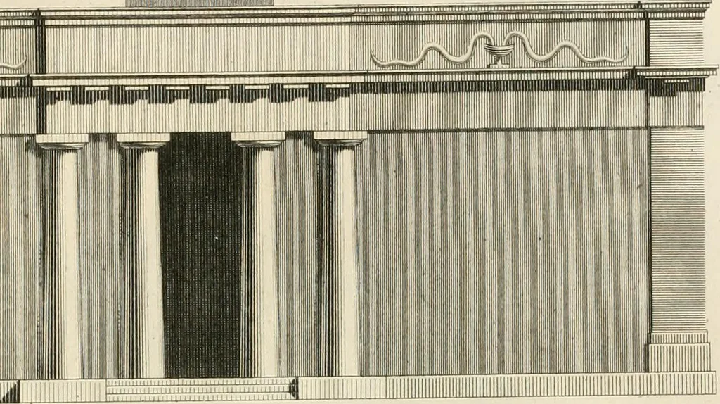 An illustration from Ideen-Magazin für Architecten, Künstler und Handwerker, 1832, leaf 110