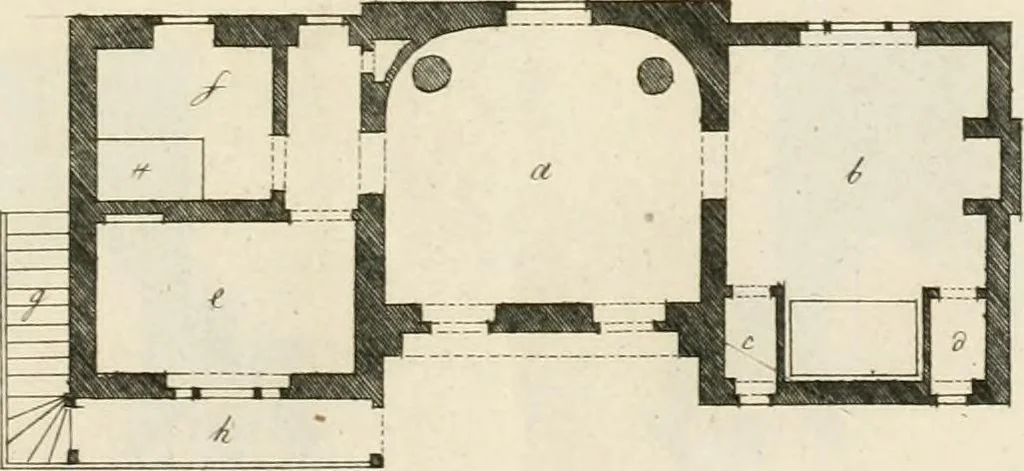 An illustration from Ideen-Magazin für Architecten, Künstler und Handwerker, 1832, leaf 12