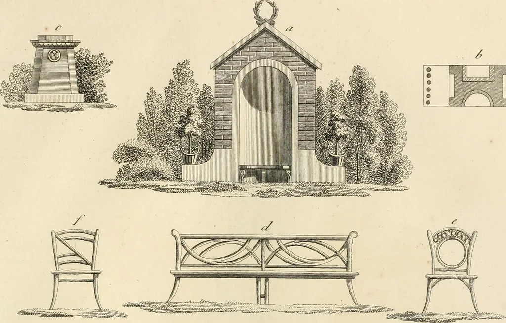 An illustration from Ideen-Magazin für Architecten, Künstler und Handwerker, 1832, leaf 120