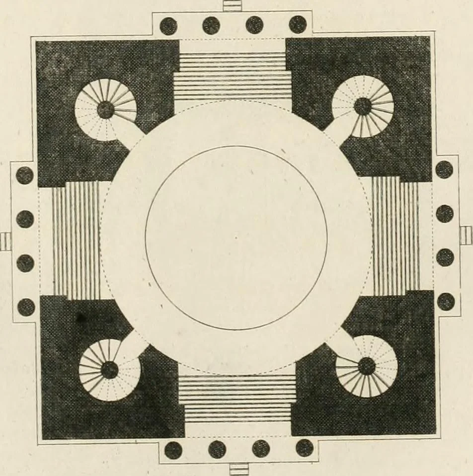An illustration from Ideen-Magazin für Architecten, Künstler und Handwerker, 1832, leaf 134