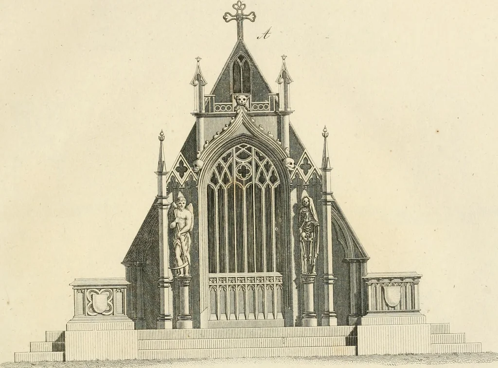 An illustration from Ideen-Magazin für Architecten, Künstler und Handwerker, 1832, leaf 14