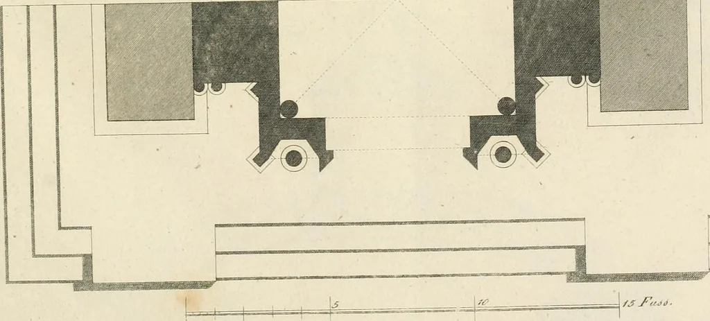 An illustration from Ideen-Magazin für Architecten, Künstler und Handwerker, 1832, leaf 14
