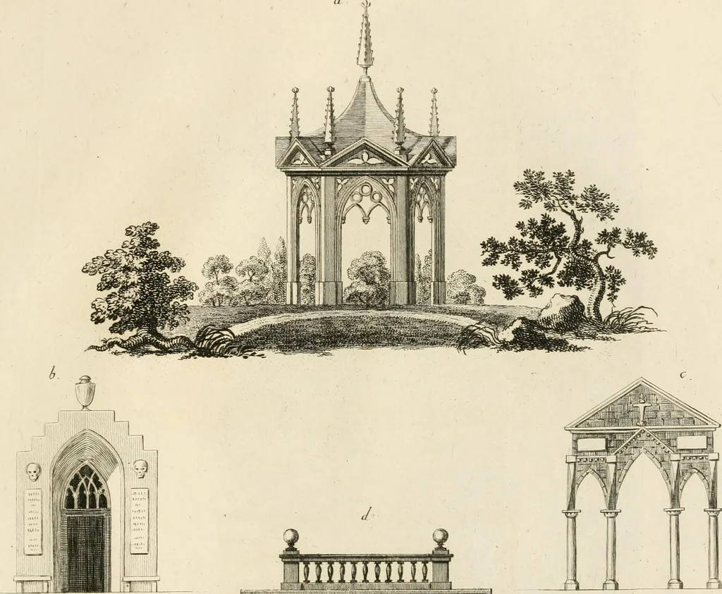 An illustration from Ideen-Magazin für Architecten, Künstler und Handwerker, 1832, leaf 142
