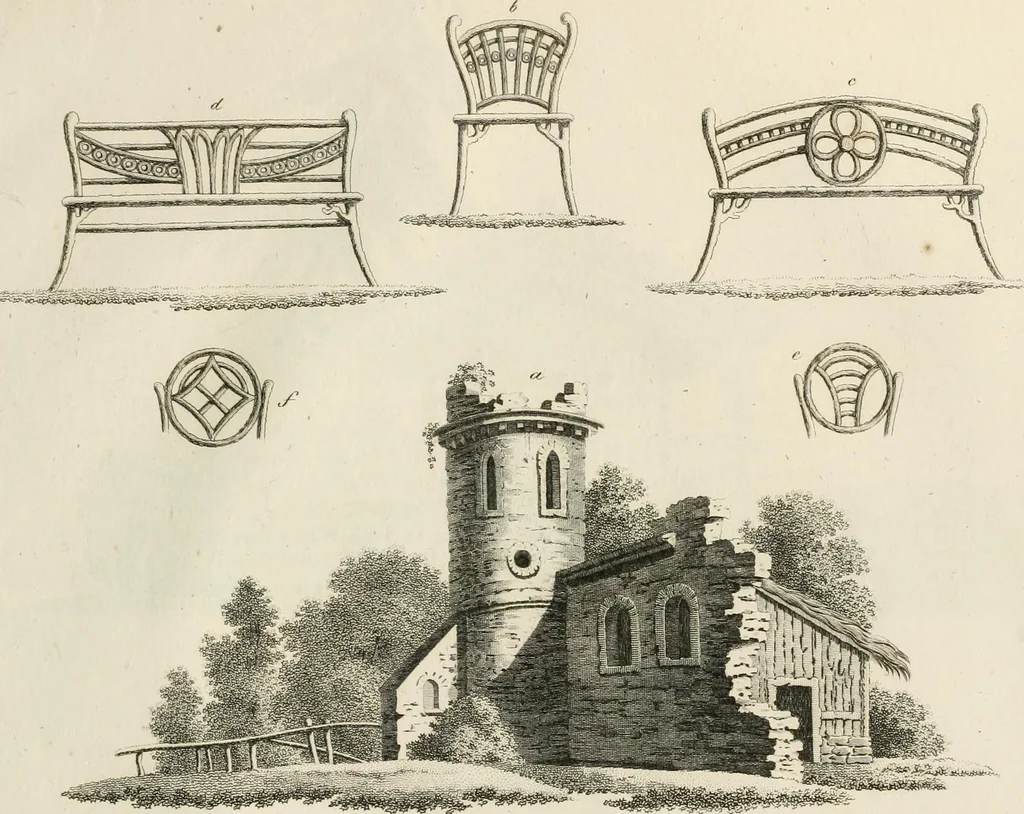 An illustration from Ideen-Magazin für Architecten, Künstler und Handwerker, 1832, leaf 150