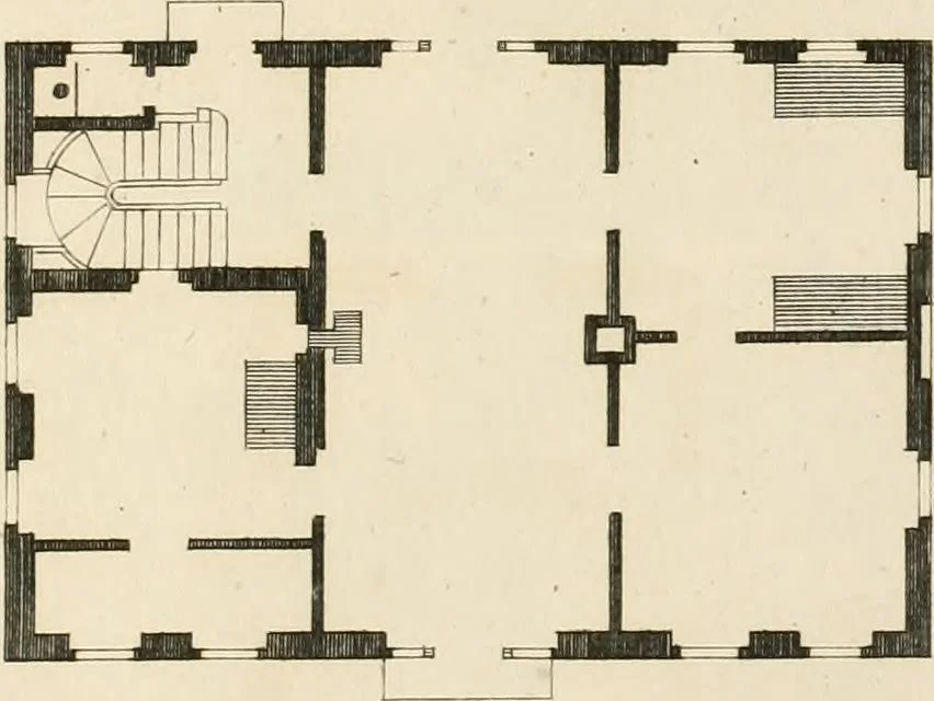 An illustration from Ideen-Magazin für Architecten, Künstler und Handwerker, 1832, leaf 154
