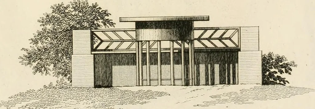 An illustration from Ideen-Magazin für Architecten, Künstler und Handwerker, 1832, leaf 158