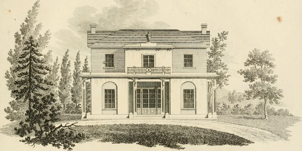 An illustration from Ideen-Magazin für Architecten, Künstler und Handwerker, 1832, leaf 174
