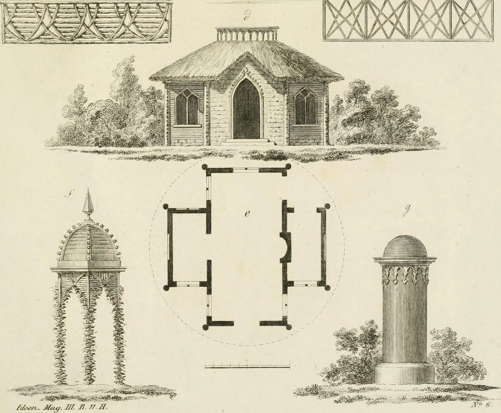 An illustration from Ideen-Magazin für Architecten, Künstler und Handwerker, 1832, leaf 176