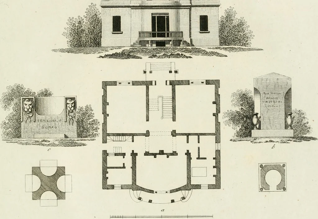 An illustration from Ideen-Magazin für Architecten, Künstler und Handwerker, 1832, leaf 192