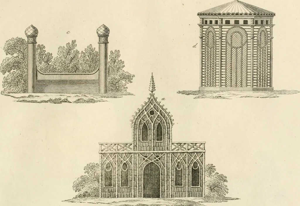 An illustration from Ideen-Magazin für Architecten, Künstler und Handwerker, 1832, leaf 58