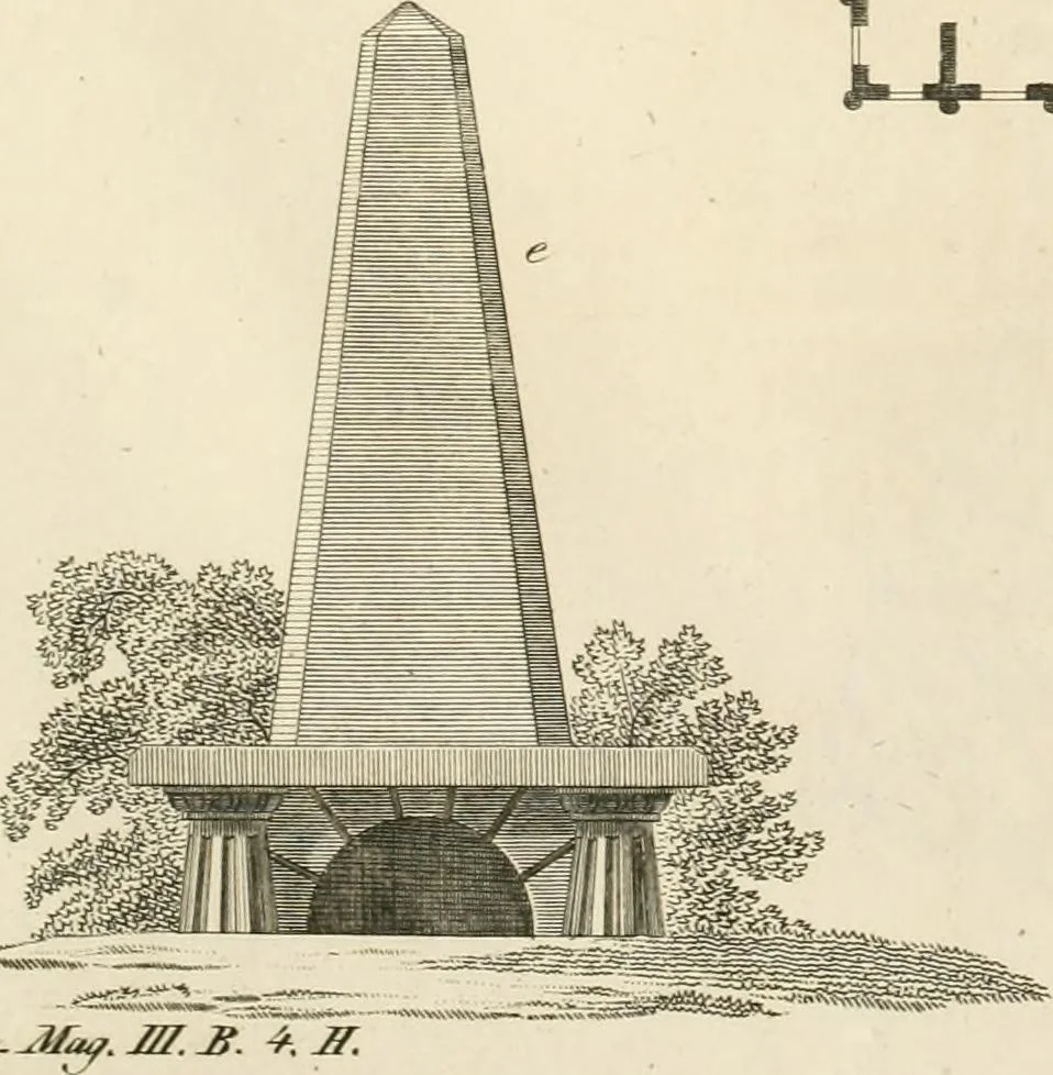 An illustration from Ideen-Magazin für Architecten, Künstler und Handwerker, 1832, leaf 58