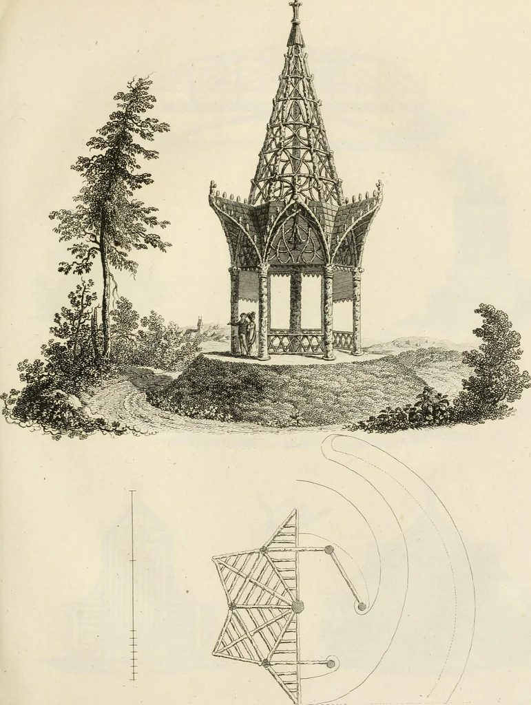 An illustration from Ideen-Magazin für Architecten, Künstler und Handwerker, 1832, leaf 60