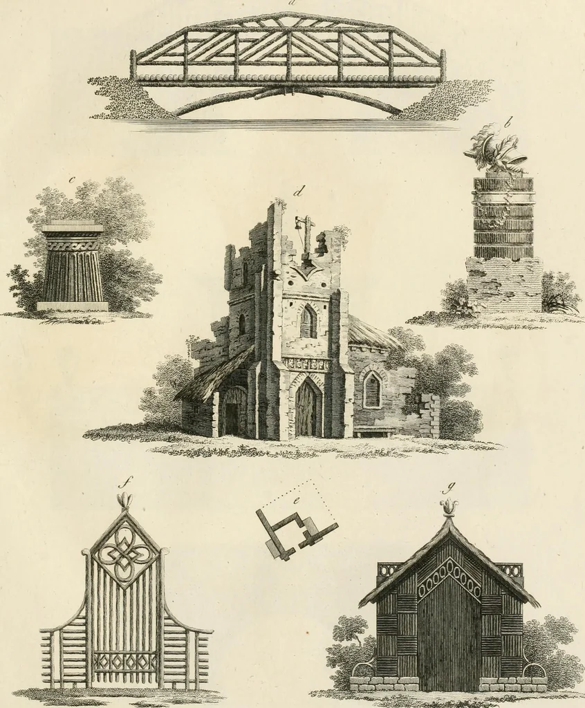 An illustration from Ideen-Magazin für Architecten, Künstler und Handwerker, 1832, leaf 62