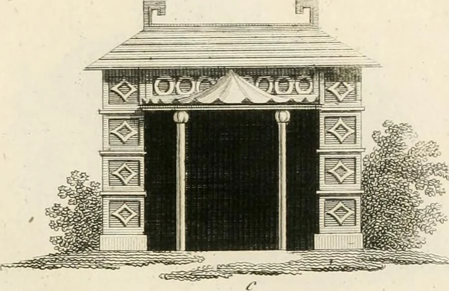 An illustration from Ideen-Magazin für Architecten, Künstler und Handwerker, 1832, leaf 74