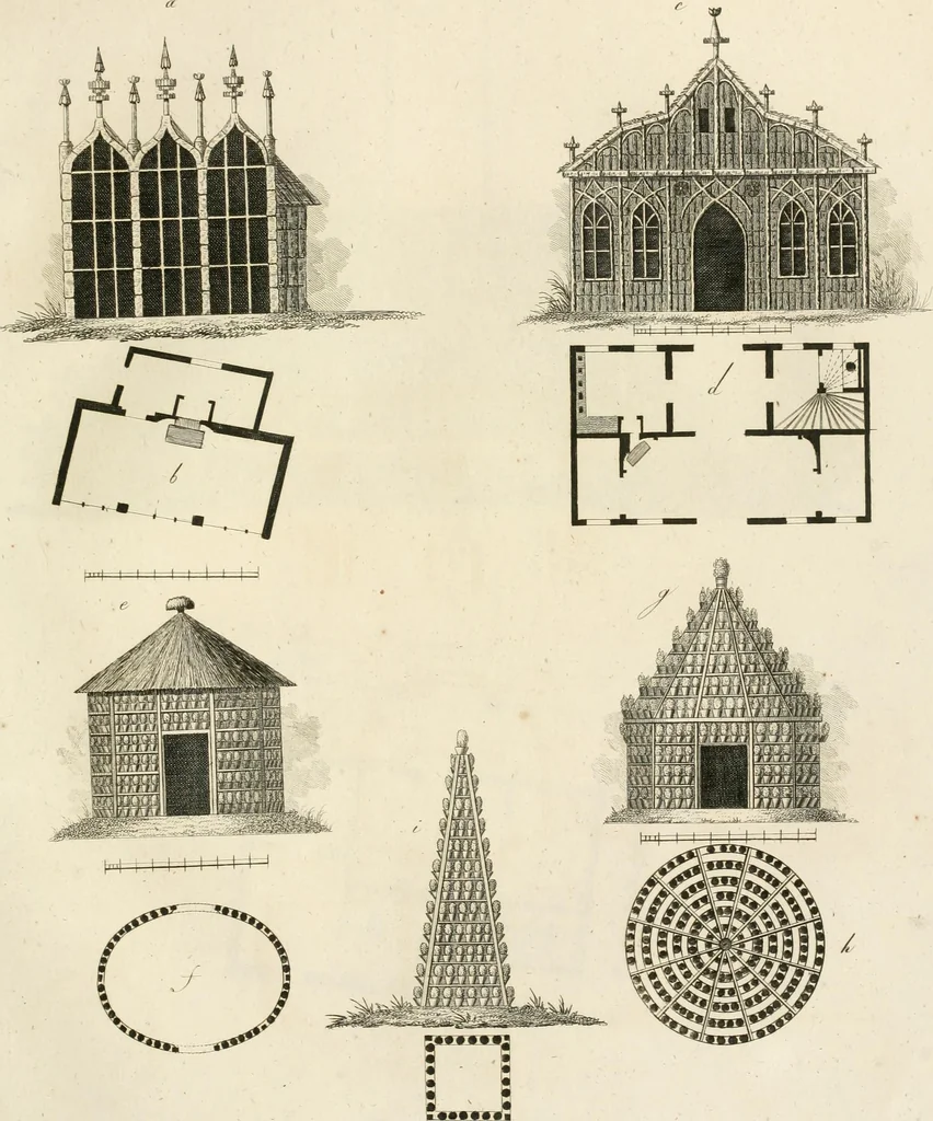An illustration from Ideen-Magazin für Architecten, Künstler und Handwerker, 1832, leaf 76