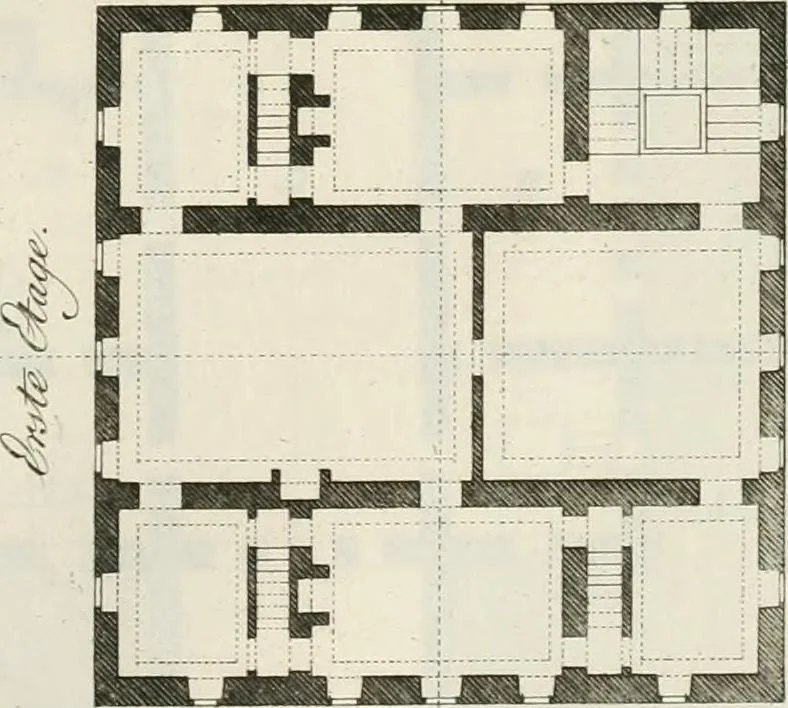 An illustration from Ideen-Magazin für Architecten, Künstler und Handwerker, 1832, leaf 100
