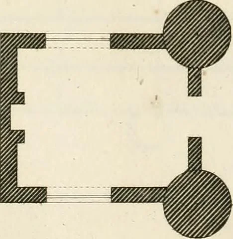 An illustration from Ideen-Magazin für Architecten, Künstler und Handwerker, 1832, leaf 106