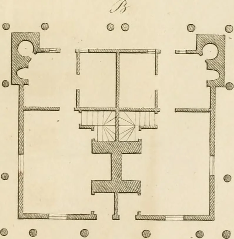 An illustration from Ideen-Magazin für Architecten, Künstler und Handwerker, 1832, leaf 118
