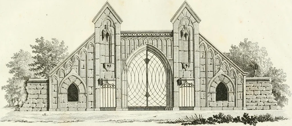 An illustration from Ideen-Magazin für Architecten, Künstler und Handwerker, 1832, leaf 138