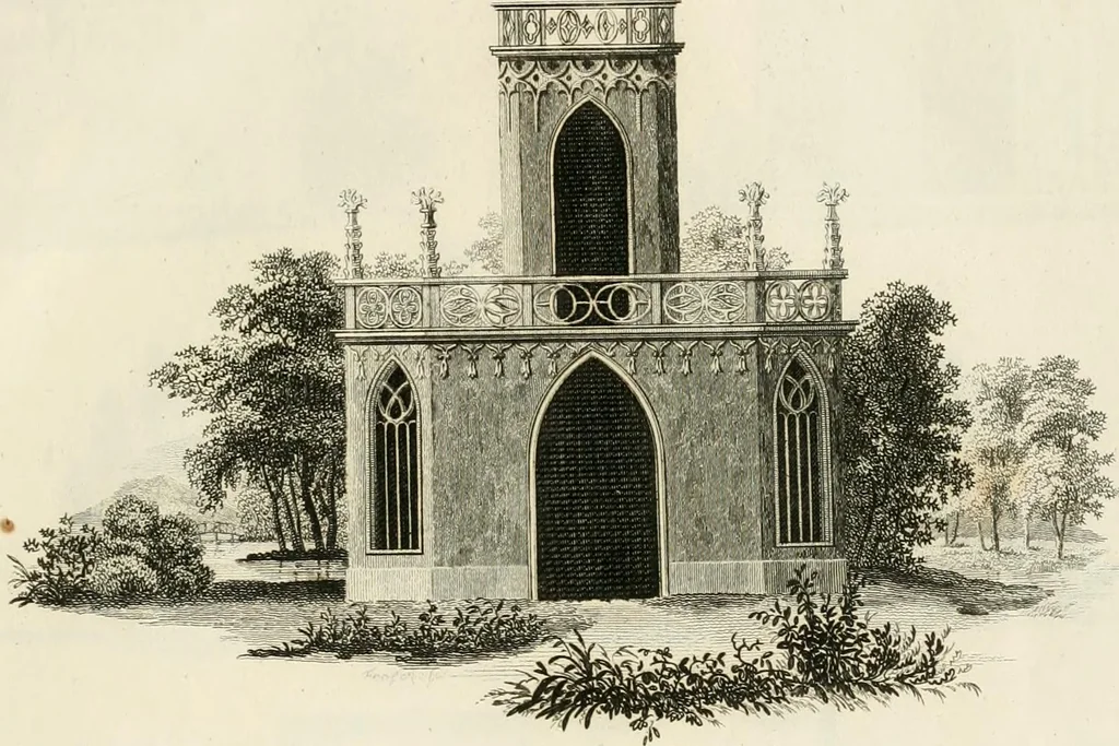 An illustration from Ideen-Magazin für Architecten, Künstler und Handwerker, 1832, leaf 14