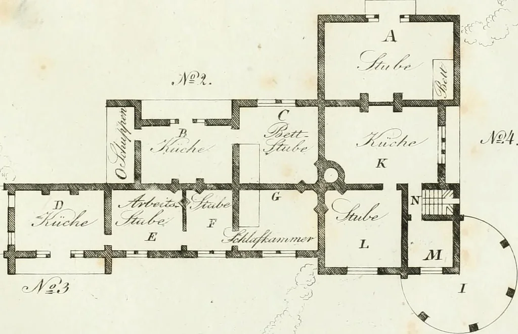 An illustration from Ideen-Magazin für Architecten, Künstler und Handwerker, 1832, leaf 142