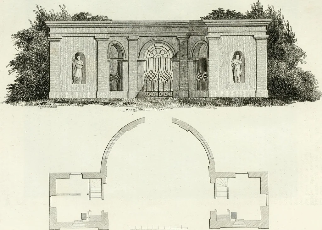 An illustration from Ideen-Magazin für Architecten, Künstler und Handwerker, 1832, leaf 148